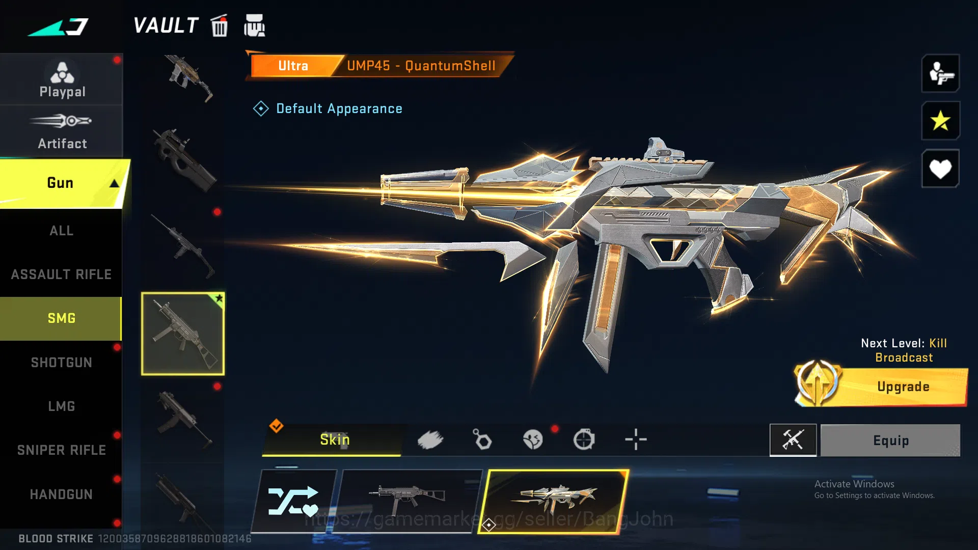 Blood Strike Accounts Polosan UMP Ultra | Change Name |BS179B image 2