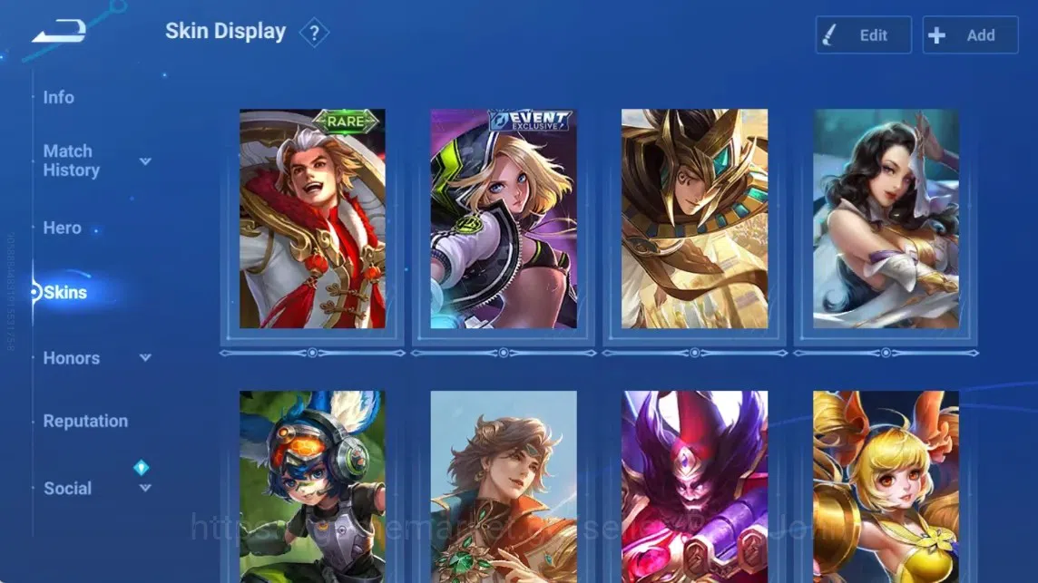 Honor of Kings Accounts Rare Skin Global|47H 29S|lLegend Angela|AOT Mayene [Annie]|Epic Arthur&Diaochan|Many Rare 13