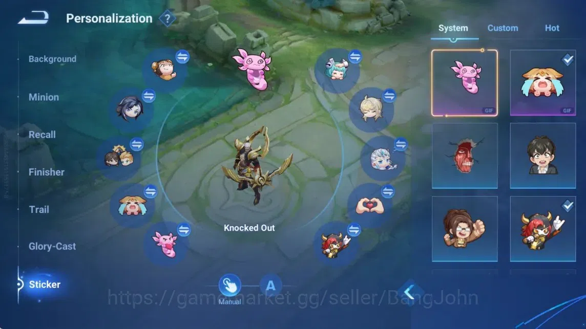 Honor of Kings Accounts Rare Skin Global|47H 29S|lLegend Angela|AOT Mayene [Annie]|Epic Arthur&Diaochan|Many Rare 20