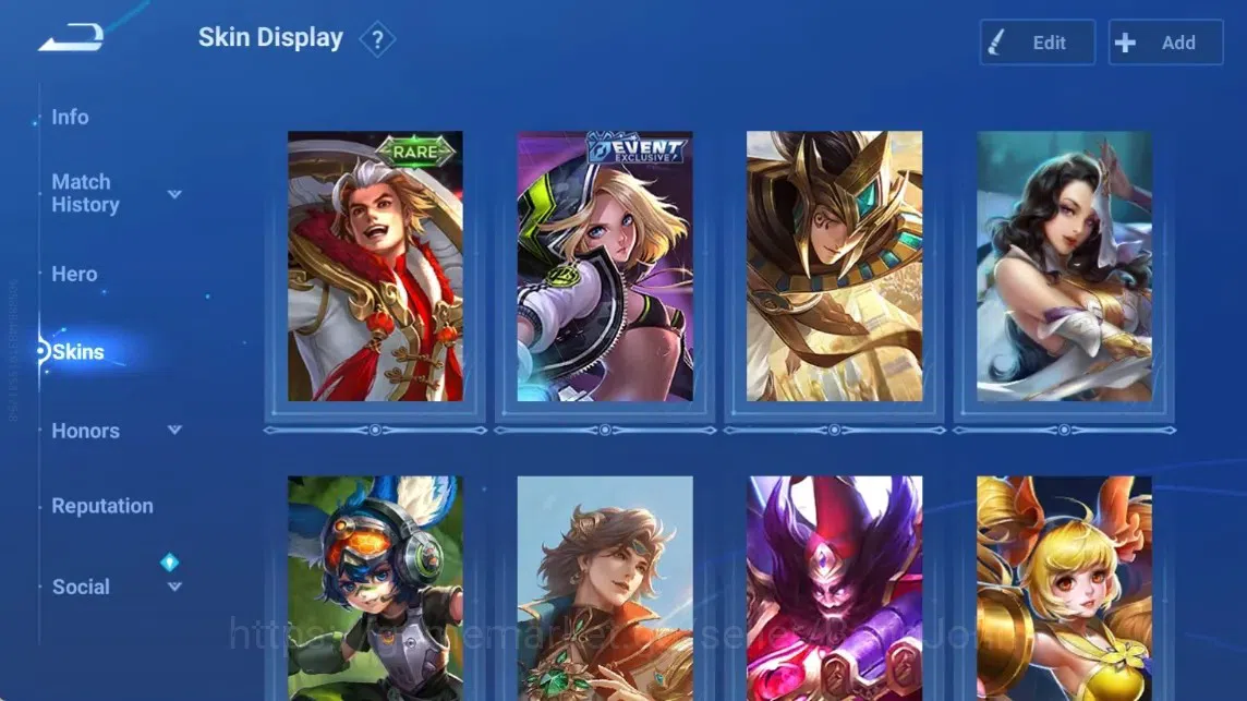 Honor of Kings Accounts Rare Skin Global|47H 29S|lLegend Angela|AOT Mayene [Annie]|Epic Arthur&Diaochan|Many Rare 5
