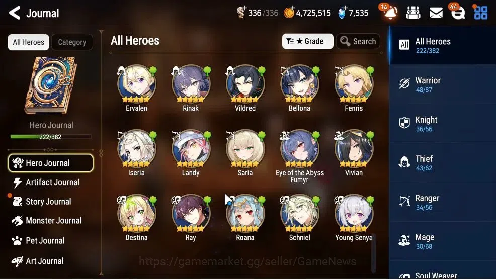 Epic Seven Accounts GLOBAL UnVerif|New Era|21 ML (Schol Nurse Yulha,Rn image 11