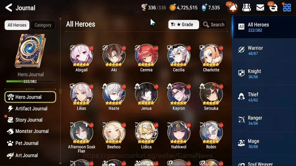 Epic Seven Accounts GLOBAL UnVerif|New Era|21 ML (Schol Nurse Yulha,Rn image 7