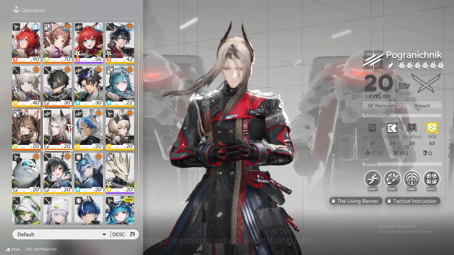 Arknights: Endfield Accounts ASIA | lv 53, laevatain, Ardelia, gilberta, pogra, image 5