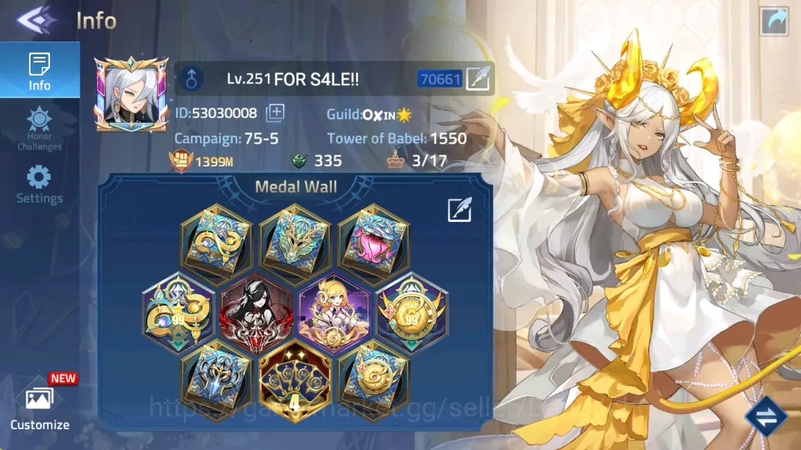 Mobile Legends: Adventure Accounts Global|Lv.251|1399m Power|Camp 75-5|Vip 10|327 Hero|12 Nexus|42 Awaken|11 UR|8 Epic & 35 1