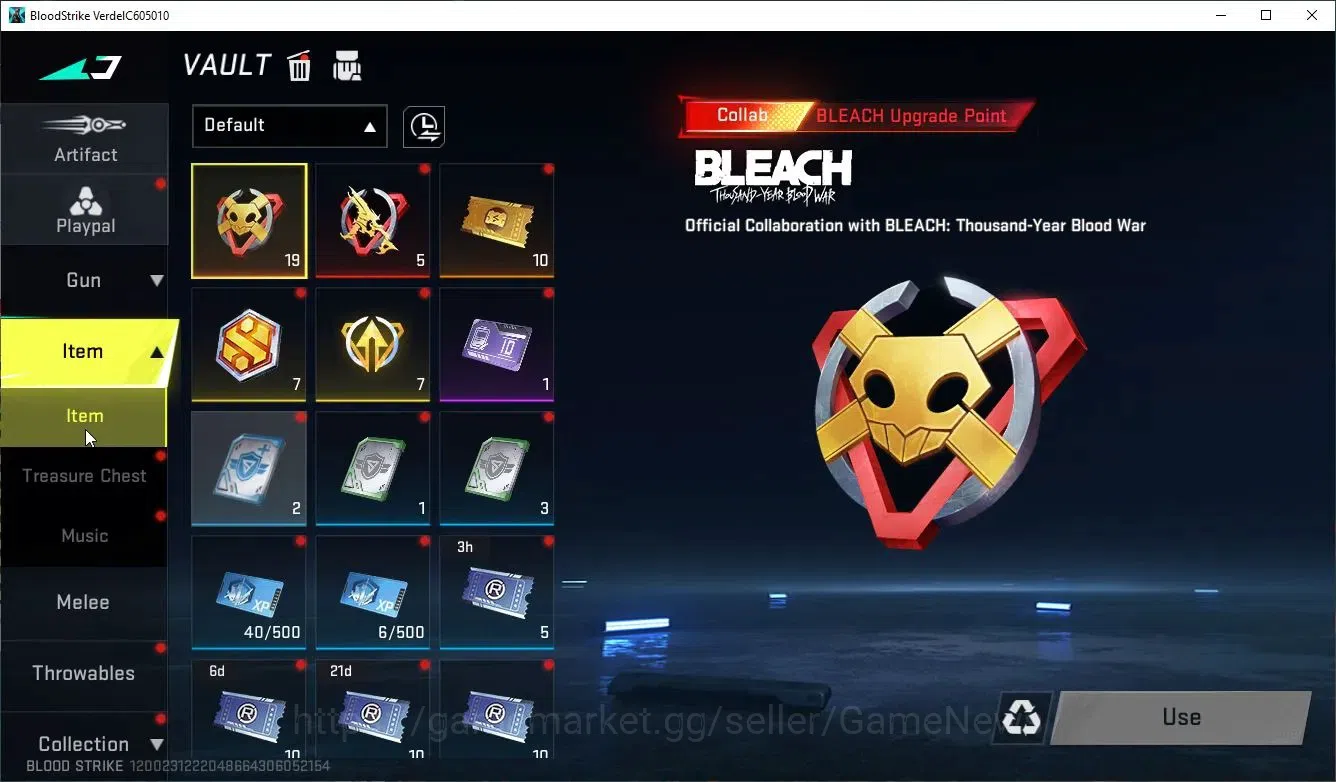 Blood Strike Accounts ASIA|Collab Bleach [Byakuya]|4 Legendary [M4A1,Vec image 8