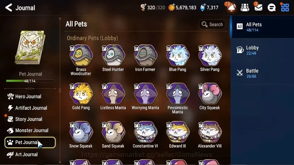 Epic Seven Accounts High-End Global Unverif|10 ML(BArunka,Jkise,STaeyou,RRoana,etc)+Ab Fumyr,Rinak,Etc|PoH+Bless ON|Auto 12