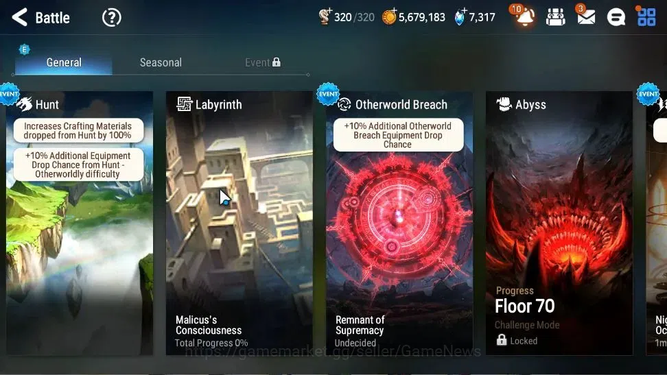 Epic Seven Accounts High-End Global Unverif|10 ML(BArunka,Jkise,STaeyou,RRoana,etc)+Ab Fumyr,Rinak,Etc|PoH+Bless ON|Auto 17