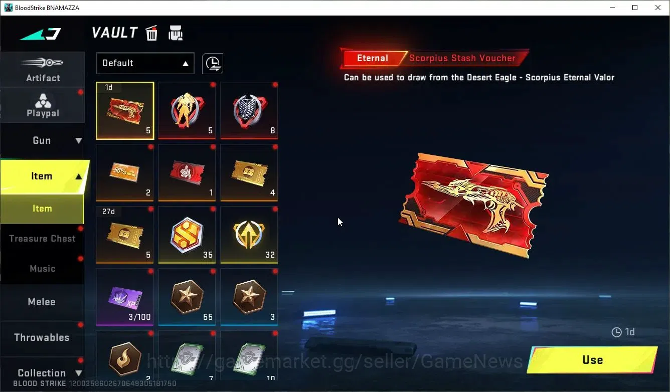 Blood Strike Accounts ASIA|5 ULTRA[Emma,JET,Origin12,M700,AR97]|Collab A image 10