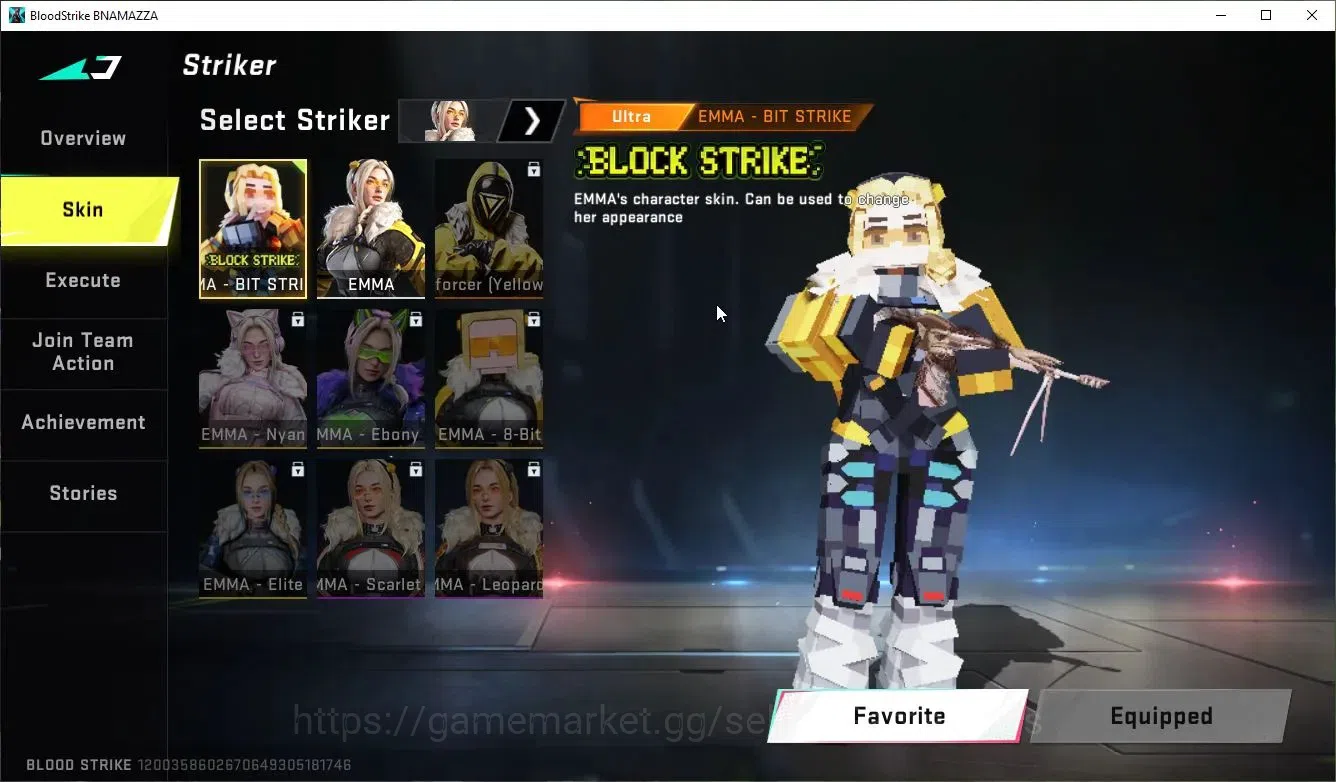 Blood Strike Accounts ASIA|5 ULTRA[Emma,JET,Origin12,M700,AR97]|Collab A image 3