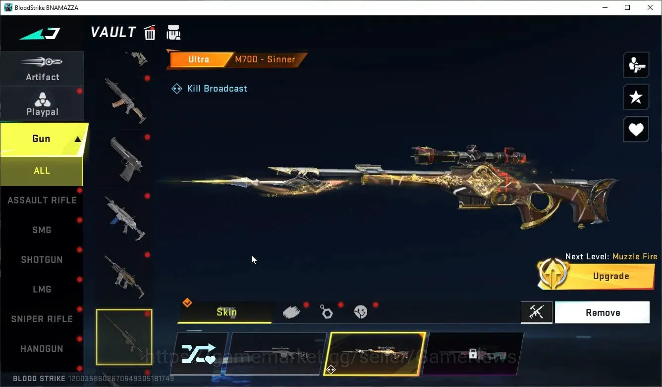 Blood Strike Accounts ASIA|5 ULTRA[Emma,JET,Origin12,M700,AR97]|Collab A image 6