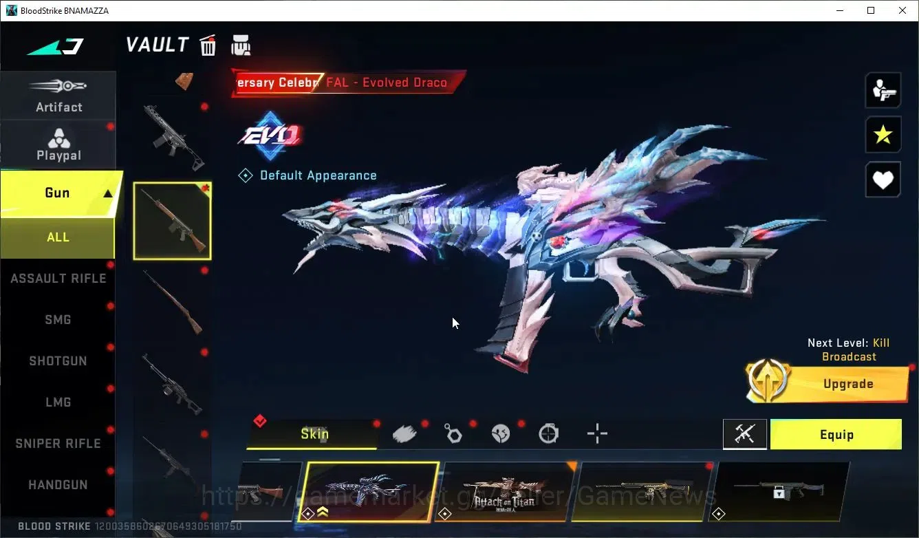 Blood Strike Accounts ASIA|5 ULTRA[Emma,JET,Origin12,M700,AR97]|Collab A image 9