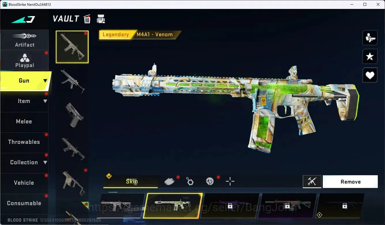 Blood Strike Accounts ASIA |Ultra AK47-Midnight Terror|Collab MCX - EVA- image 2