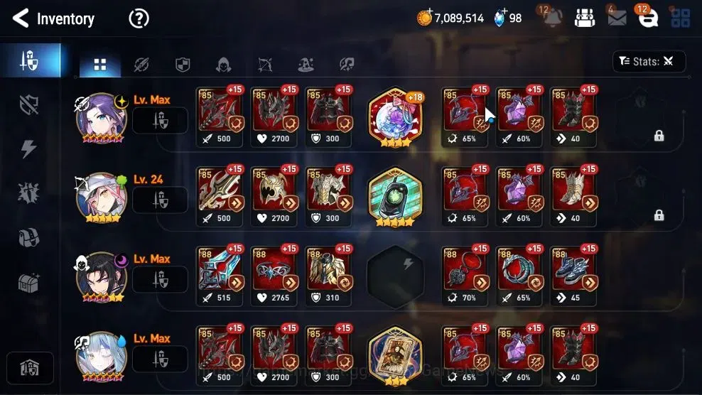 Epic Seven Accounts Limited Hero GLOBAL UnVerif|New Era|3 ML(BYSHwayung,Aby Yufine,Apoc Ravi)+Ab Fumyr,Setsuka,Etc|Poh 13