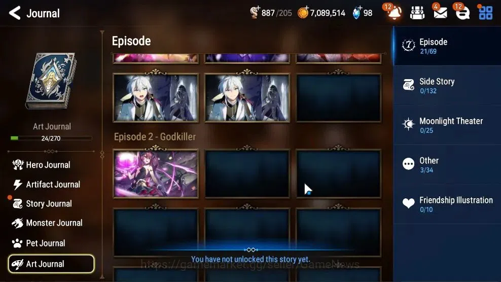 Epic Seven Accounts Limited Hero GLOBAL UnVerif|New Era|3 ML(BYSHwayung,Aby Yufine,Apoc Ravi)+Ab Fumyr,Setsuka,Etc|Poh 20