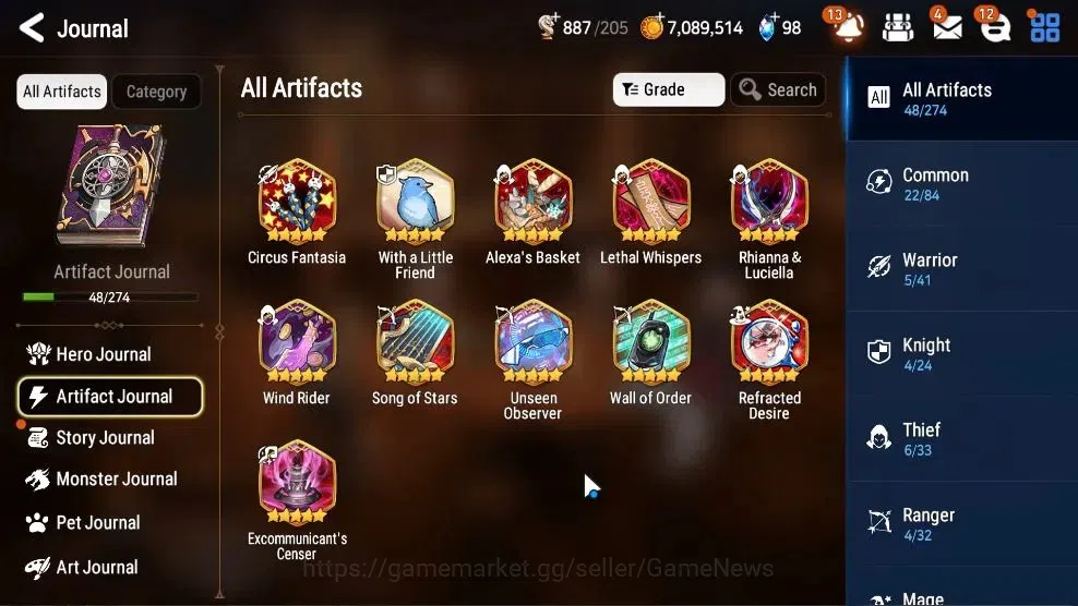 Epic Seven Accounts Limited Hero GLOBAL UnVerif|New Era|3 ML(BYSHwayung,Aby Yufine,Apoc Ravi)+Ab Fumyr,Setsuka,Etc|Poh 8
