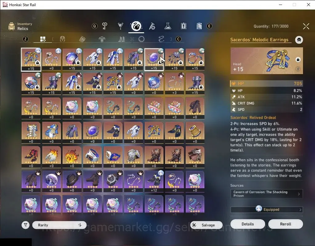 Honkai Star Rail Accounts Asia |TL 56|6,2K SJ+16 SRSP|6 Limited|Cerydra,Anax image 7