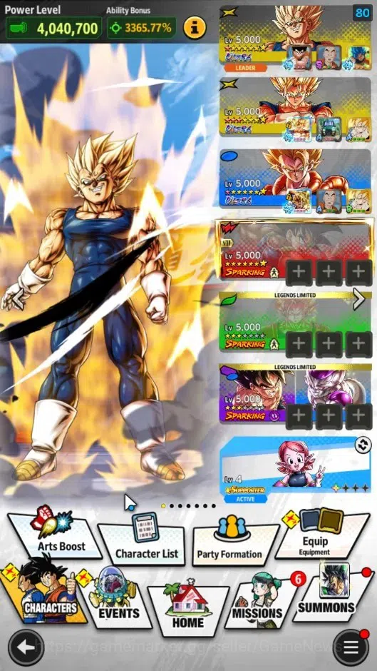 Dragon Ball Legends Accounts 147M Total Power|LV 153|1LR+6UL+14LL|SSR Goku Blac image 2