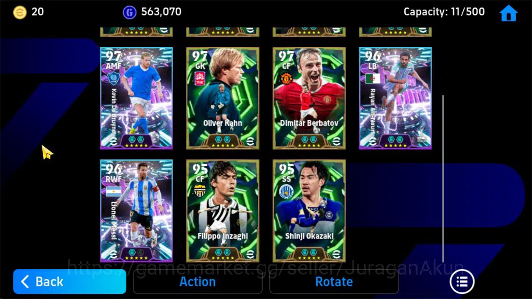 eFootball Accounts Mobile|PES 2026|Roberto Carlos Fortress,Eden Hazar image 4