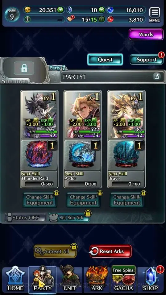 Last Cloudia Accounts GLOBAL|Rank 9|Top Tier Unit [Demon Lord Judecca-Sa image 4