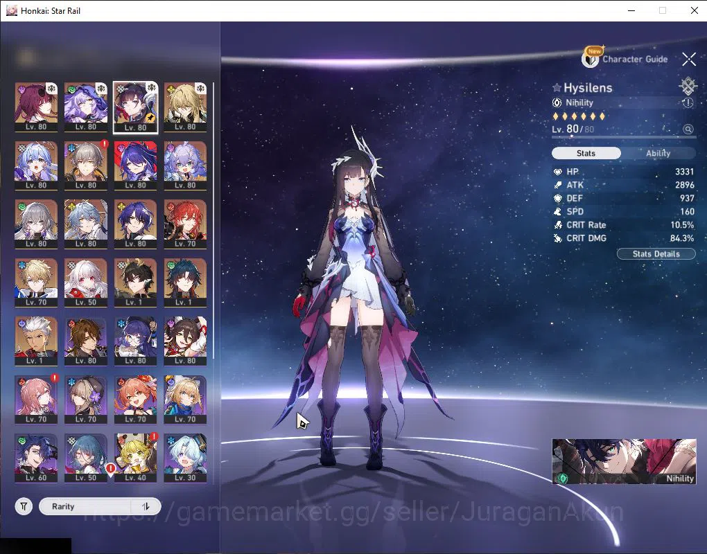 Honkai Star Rail Accounts Asia|TL 62|10 Limited|[Kafka,Black Swan,Acheron E2 image 2