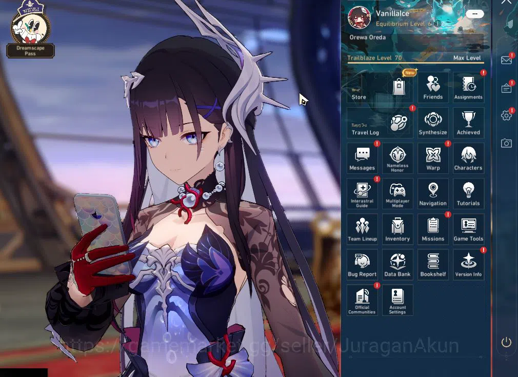 Honkai Star Rail Accounts Asia|TL 62|10 Limited|[Kafka,Black Swan,Acheron E2 image 6