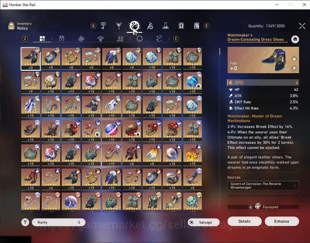 Honkai Star Rail Accounts Asia|TL 62|10 Limited|[Kafka,Black Swan,Acheron E2 image 8