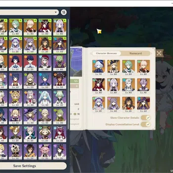 Genshin Impact Accounts Others ASIA|AR 55|8 Limited+ 4 (*5Weapon)|(Furina C1,Baizhu C1)+Sign Citlali,Neuvillete,Durin,Chasca