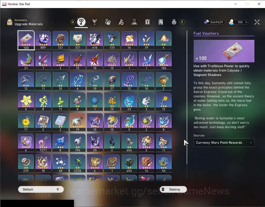 Honkai Star Rail Accounts Asia|TL 70|15 Limited|2 PremTeam[Phainon+Casto]|(S image 10