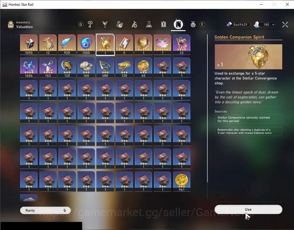 Honkai Star Rail Accounts Asia|TL 70|15 Limited|2 PremTeam[Phainon+Casto]|(S image 13