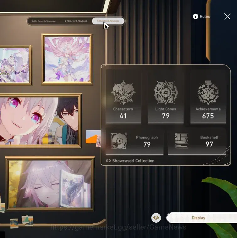 Honkai Star Rail Accounts Asia|TL 70|15 Limited|2 PremTeam[Phainon+Casto]|(S image 3