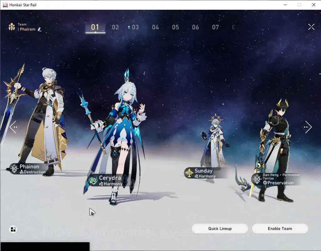 Honkai Star Rail Accounts Asia|TL 70|15 Limited|2 PremTeam[Phainon+Casto]|(S image 6