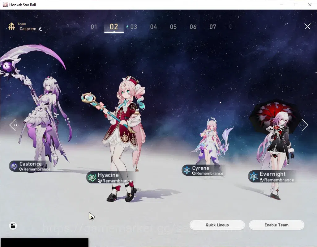 Honkai Star Rail Accounts Asia|TL 70|15 Limited|2 PremTeam[Phainon+Casto]|(S image 7