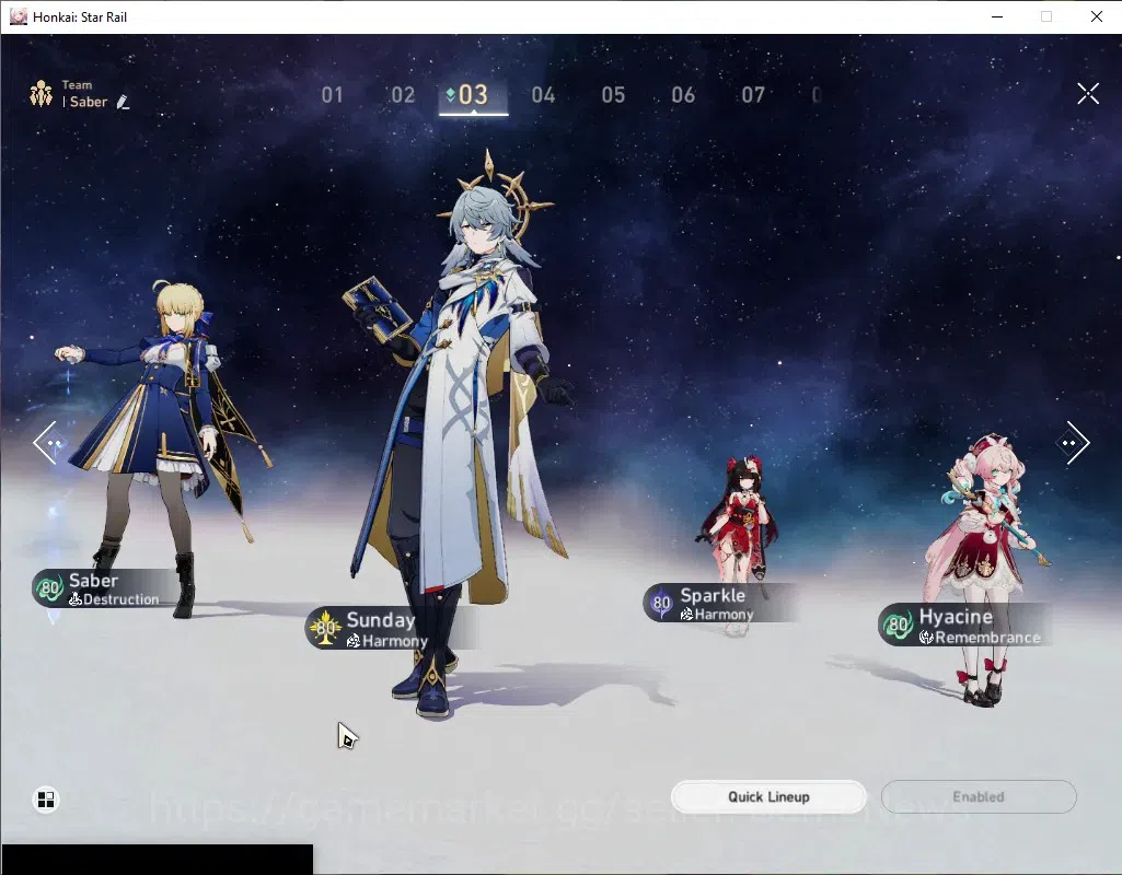 Honkai Star Rail Accounts Asia|TL 70|15 Limited|2 PremTeam[Phainon+Casto]|(S image 8