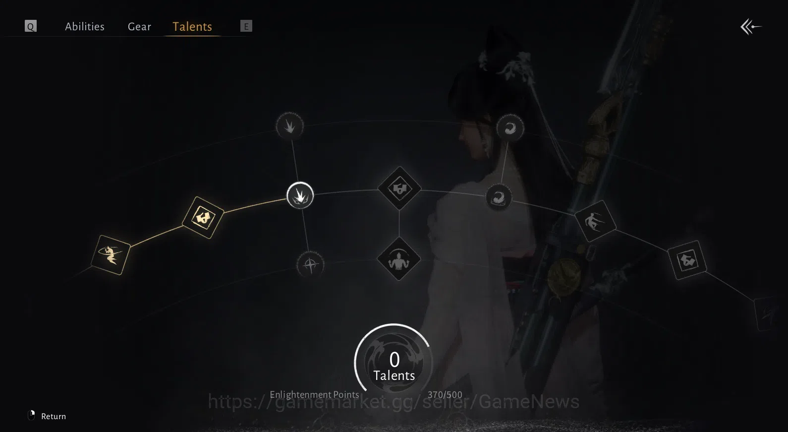 Where Winds Meet Accounts GLOBAL |Lv 5| 1 Harmonic Core |GS 3700| Nameless Sword + Stormbreaker Spear |Low Explore|Female 5