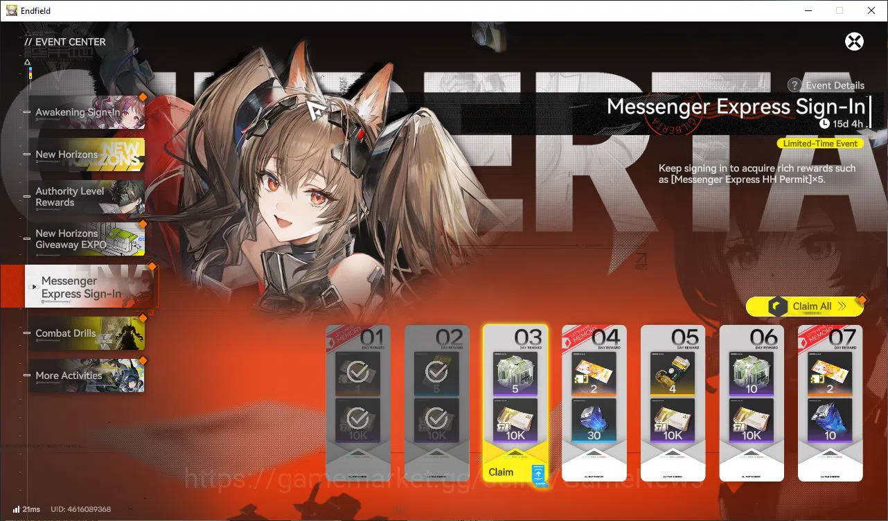 Arknights: Endfield Accounts Asia Fresh starter Lv2|Day 2|Top Unit OP (Gilberta image 10