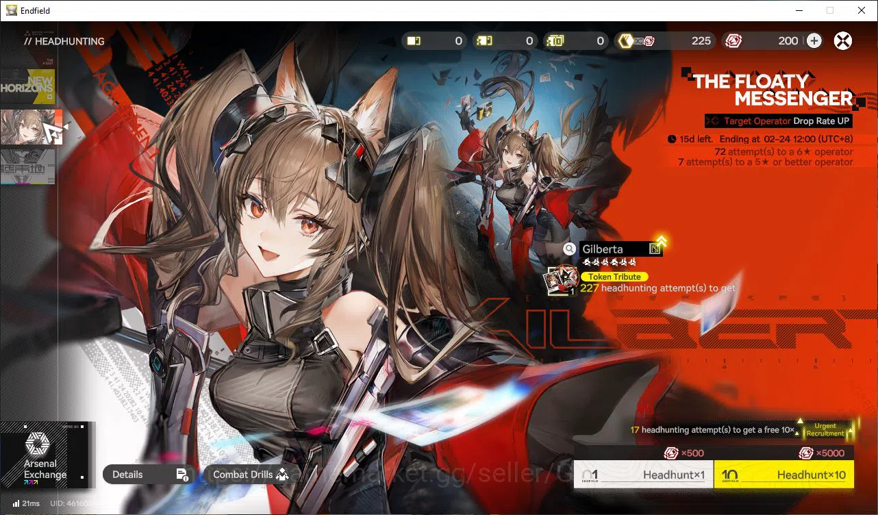 Arknights: Endfield Accounts Asia Fresh starter Lv2|Day 2|Top Unit OP (Gilberta image 11