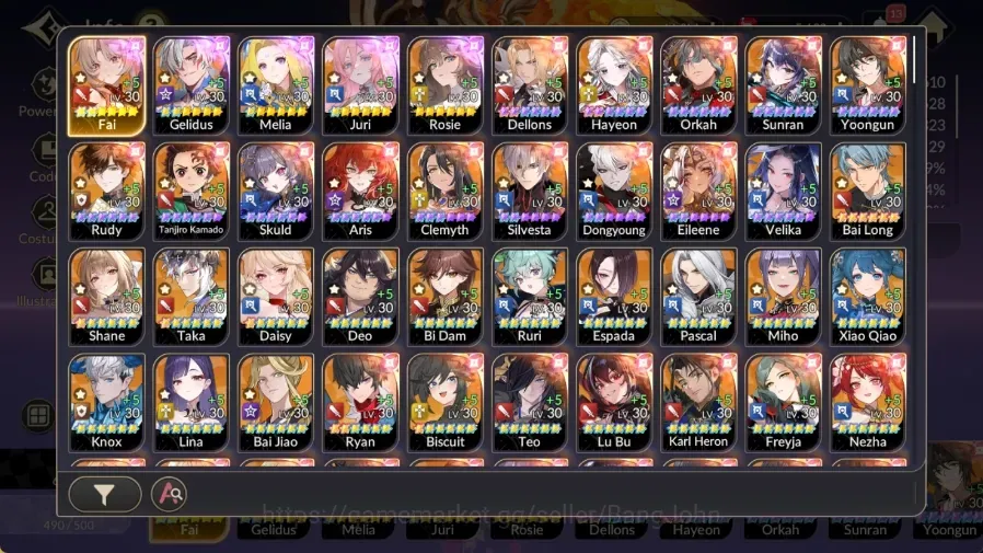 Seven Knights Re:Birth Accounts Global|Full 1