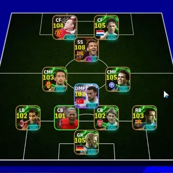eFootball Accounts Legends & Iconic Players Android|2 Big Time Lionel Messi,Frank Rijkaard|23 Epic Marco Van Basten,Lothar
