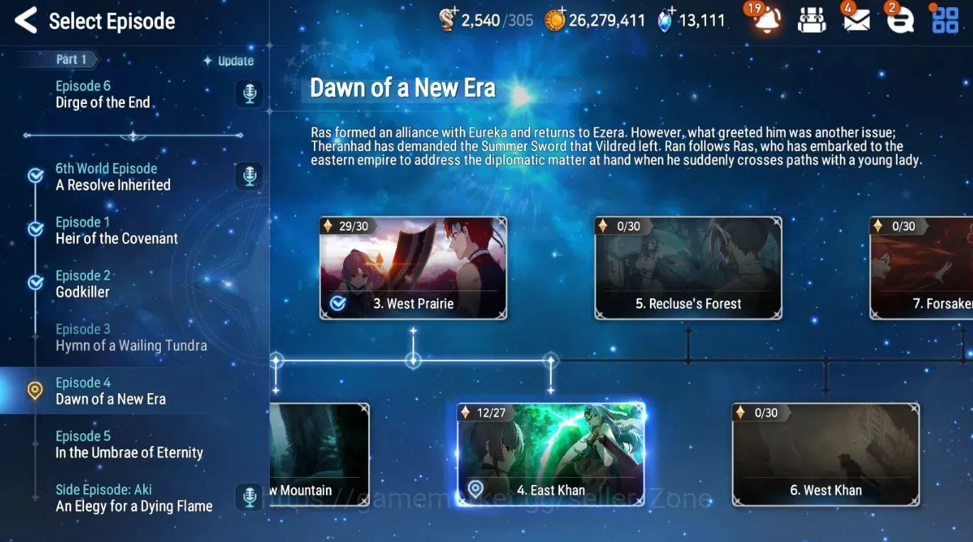Epic Seven Accounts Global Unverif|8ML (Straze, Zio, Peira, Iylnav, Ha image 5