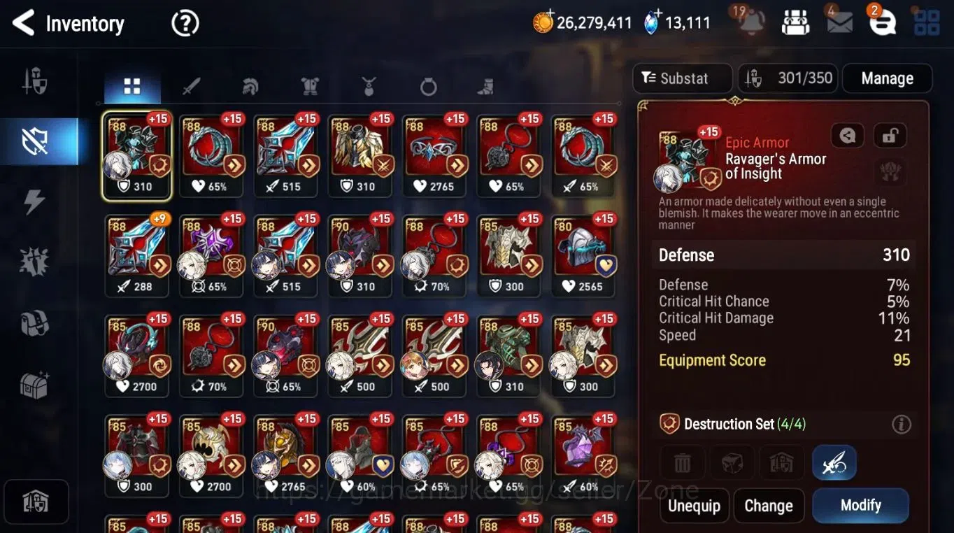 Epic Seven Accounts Global Unverif|8ML (Straze, Zio, Peira, Iylnav, Ha image 6