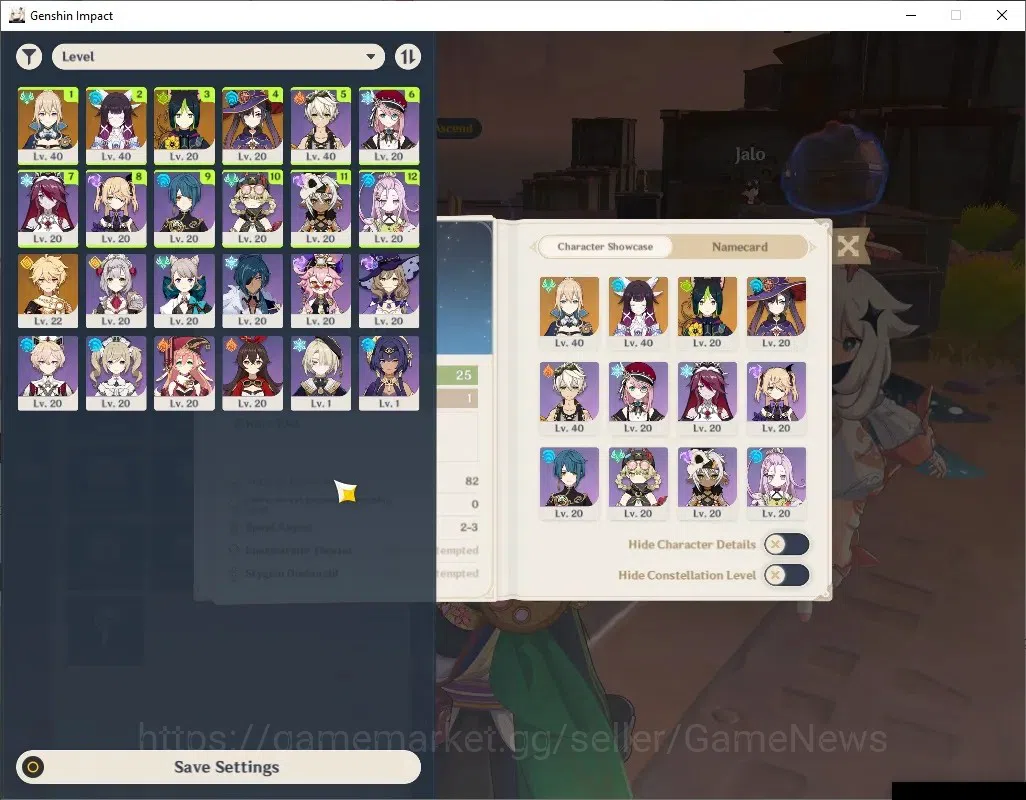 Genshin Impact Accounts Asia|AR 25|1 Limited + 3 (*5 Standard)|Columbina|J image 2