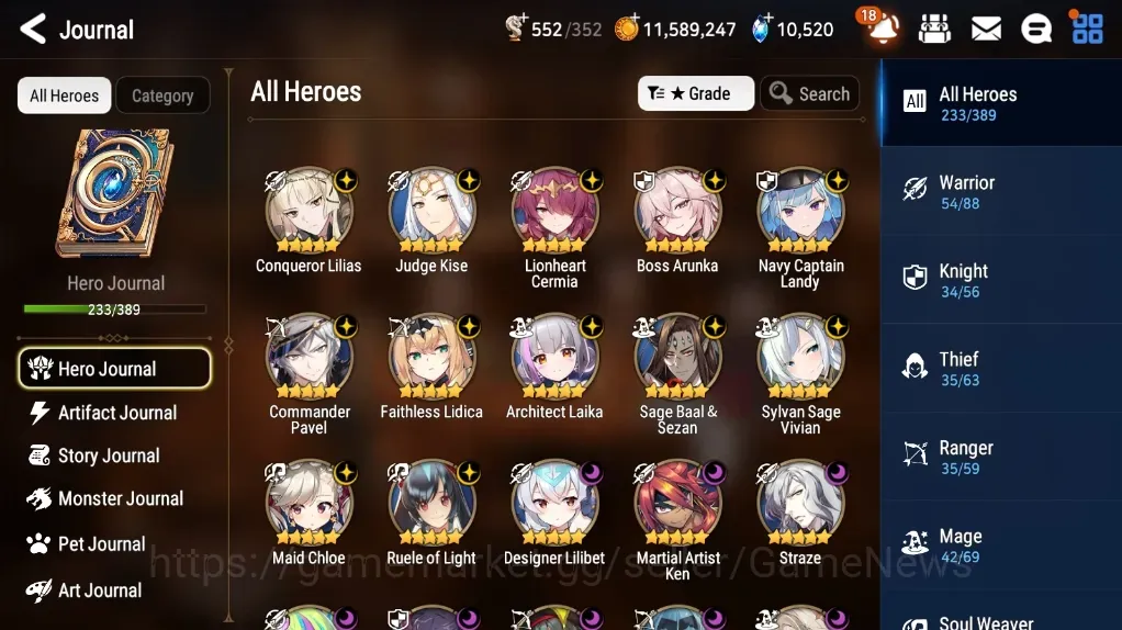 Epic Seven Accounts High-End Asia Verif|23 ML(BArunka,Har Setti,SP Politis,etc)+Fumyr,AS Flan,Manny Collab,Etc|41K Stigma 1