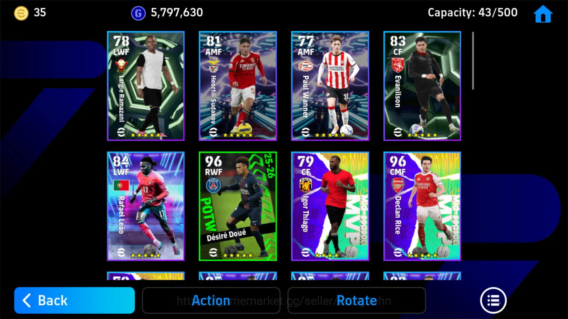 eFootball Accounts Power 3155 | George Best Bigtime | Andriy Shevchen image 5