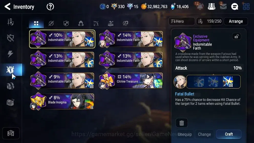 Epic Seven Accounts High-End Global UnVerif|3 ML(BArunka,RnL,Zio,BW Iseria,etc)+Rinak,Setsuka,AB Fumyr,etc|AUTO W Hunt|PoH 17