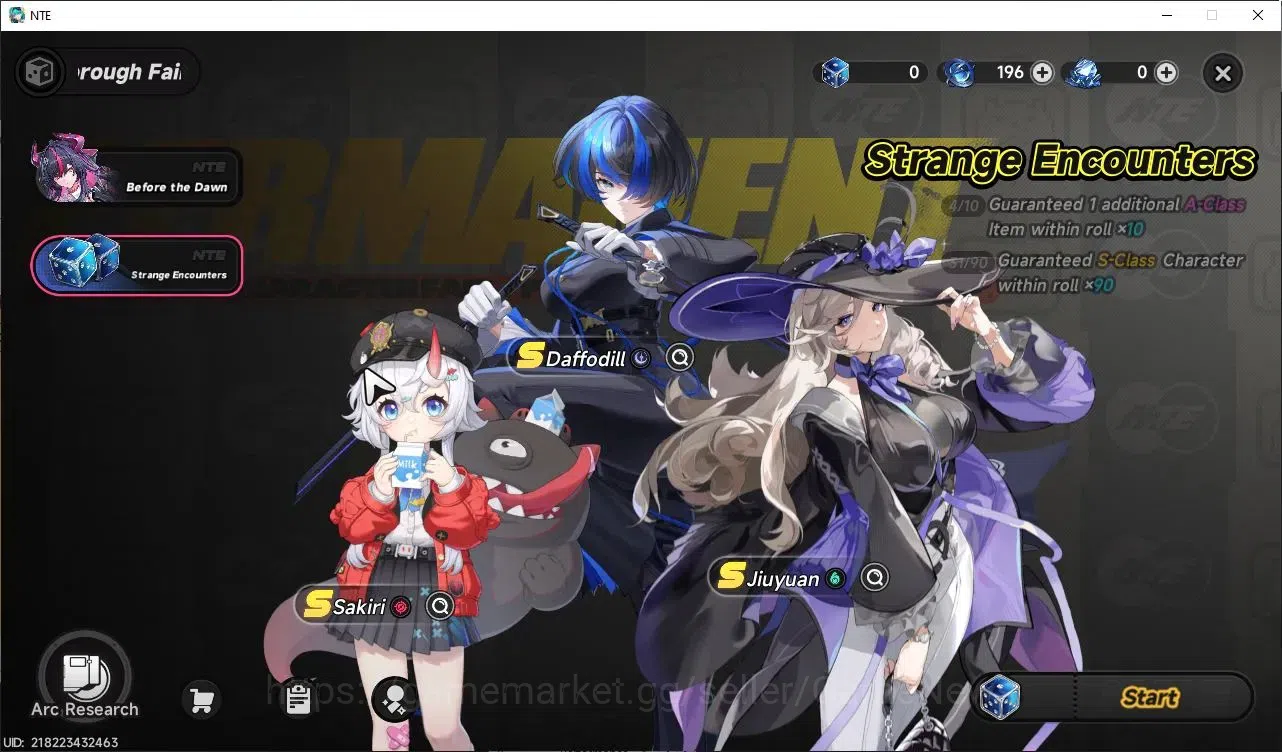 Neverness to Everness Accounts GLOBAL SEA|HL 25|TL 8|2 Limited S-Class|[(Shinku+Sign,Lacrimosa)+Outfit|2 S-Class Select|2 16