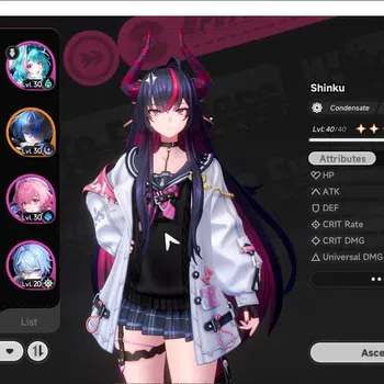 Neverness to Everness Accounts GLOBAL SEA|HL 25|TL 8|2 Limited S-Class|[(Shinku+Sign,Lacrimosa)+Outfit|2 S-Class Select|2