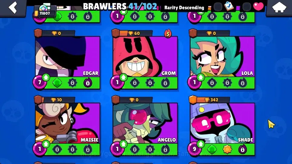 Brawl Stars Accounts 11807 Trophy|41 Brawlers 3 Max|2 Legend [Spike,Cor image 12