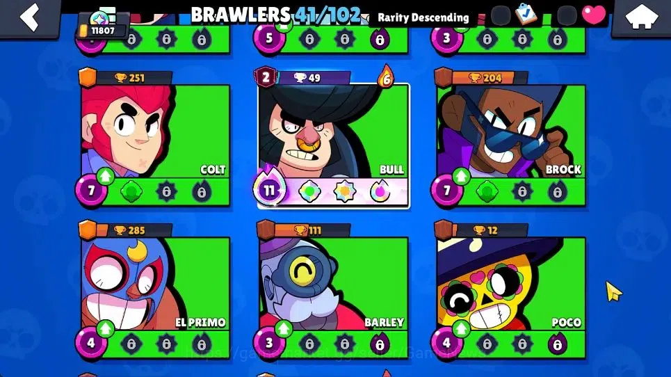 Brawl Stars Accounts 11807 Trophy|41 Brawlers 3 Max|2 Legend [Spike,Cor image 15