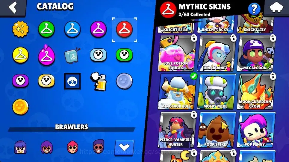 Brawl Stars Accounts 11807 Trophy|41 Brawlers 3 Max|2 Legend [Spike,Cor image 17