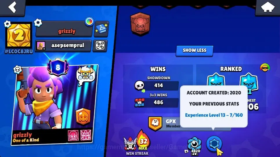 Brawl Stars Accounts 11807 Trophy|41 Brawlers 3 Max|2 Legend [Spike,Cor image 5